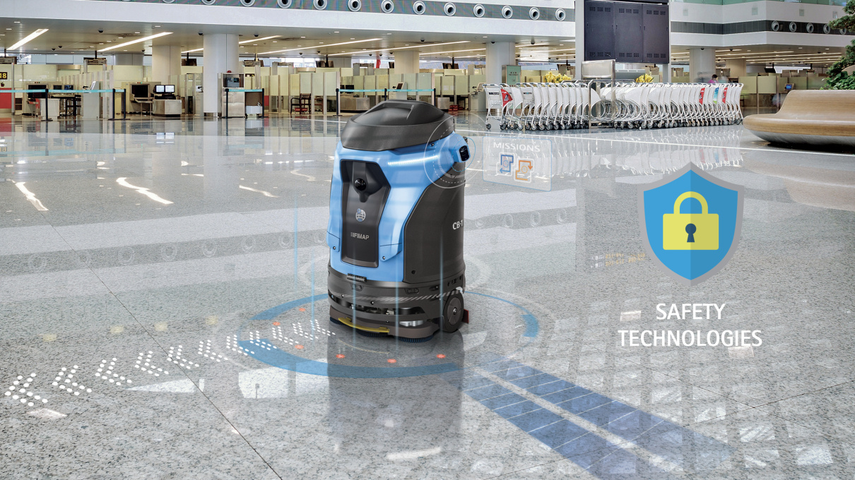 Fimap CB-1 lavasciuga pavimenti autonoma